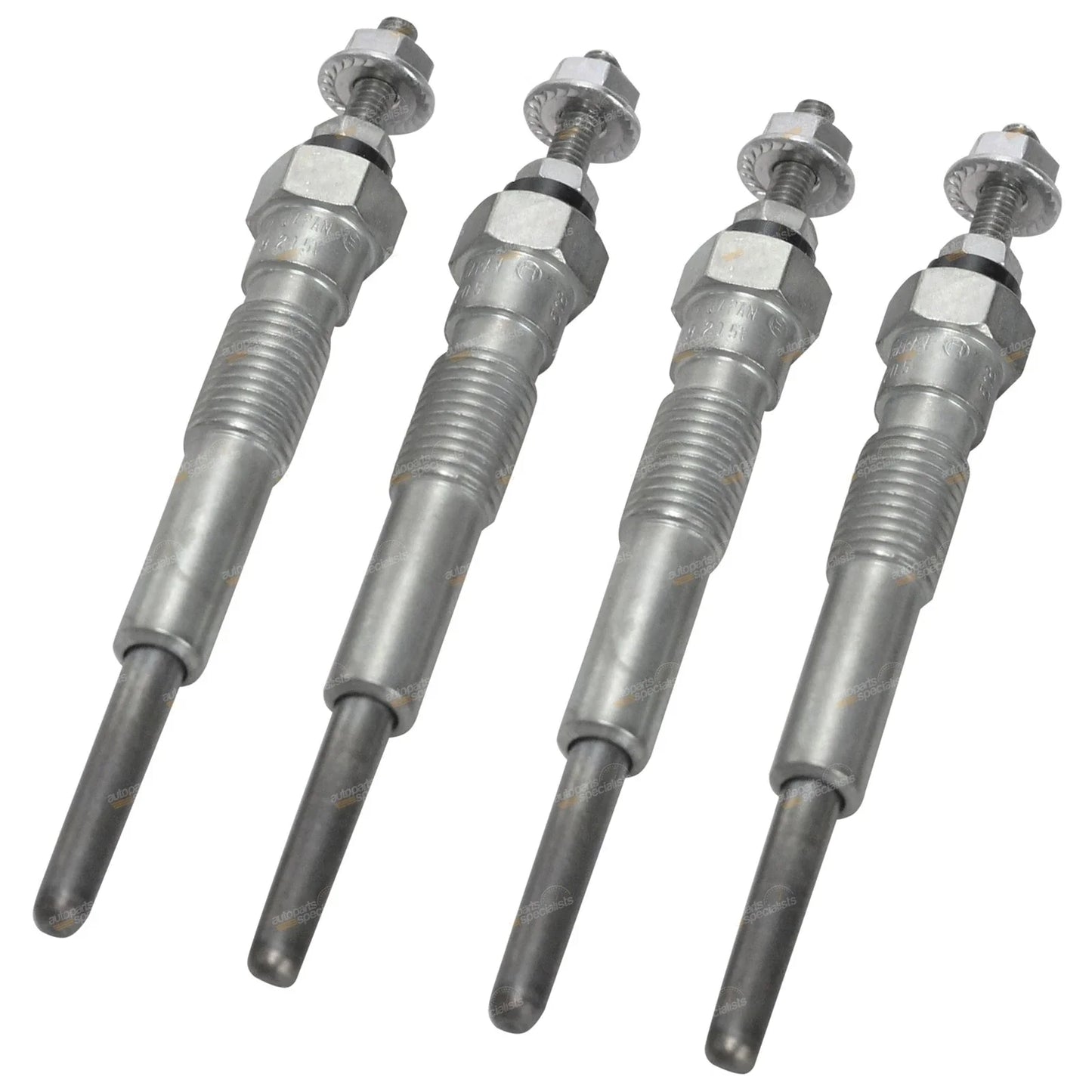 Set of 4 Glow Plugs for Toyota Coaster BB10 3.2L 2B Diesel (1977–1982)