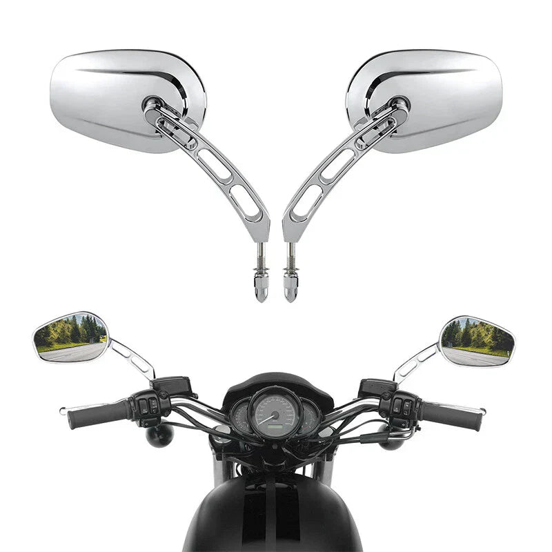 Rearview Mirrors for Harley Touring Softail Deluxe Sportster 883 1200 Dyna (2004-2023)