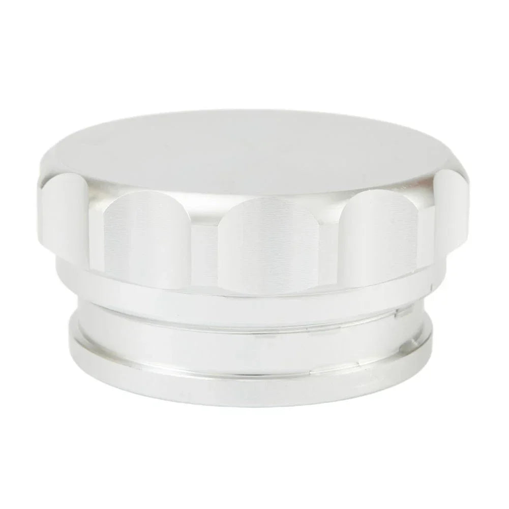 2 x 50.8mm Aluminium Weld On Filler Neck And Cap Water Tank Sliver