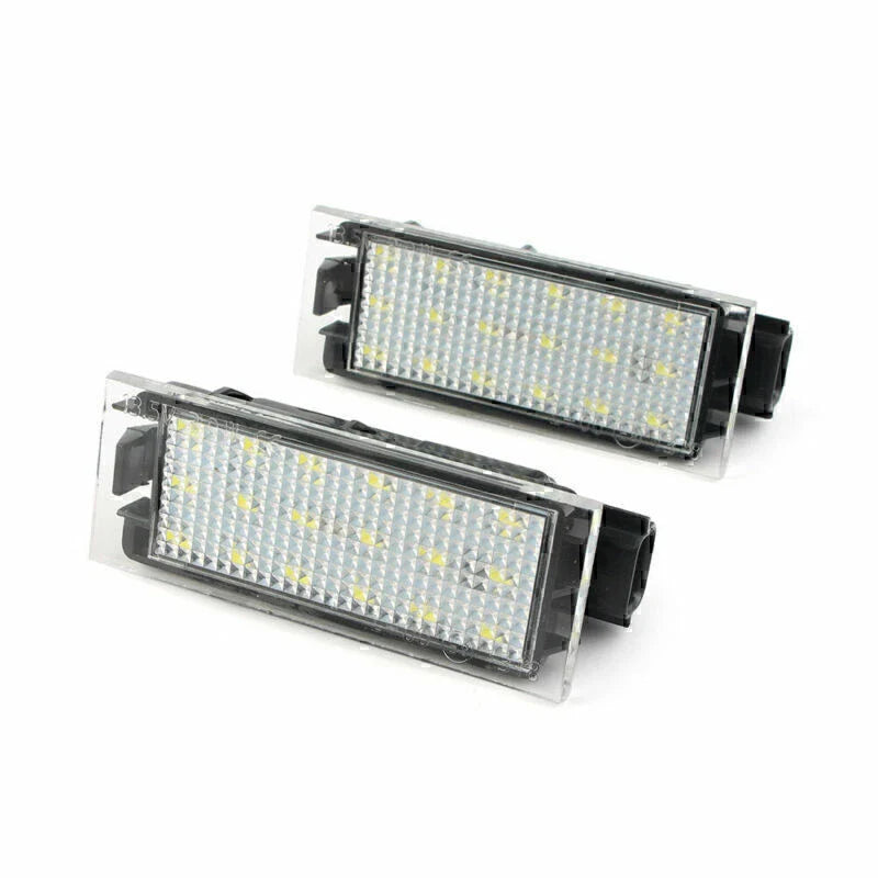 LED License Plate Lights for Renault Twingo Clio Megane (2007-2019)