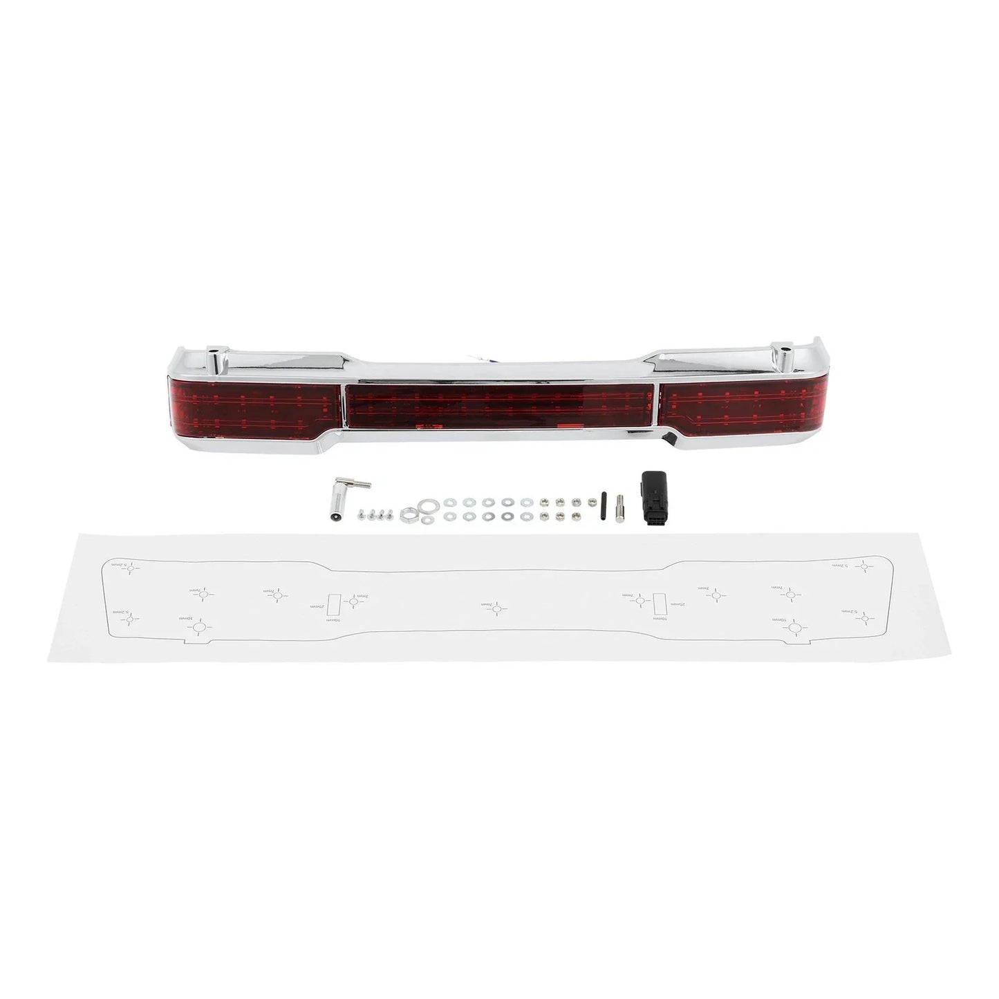LED Red Tail Light for Harley Touring Electra Street Glide (1997-2008)