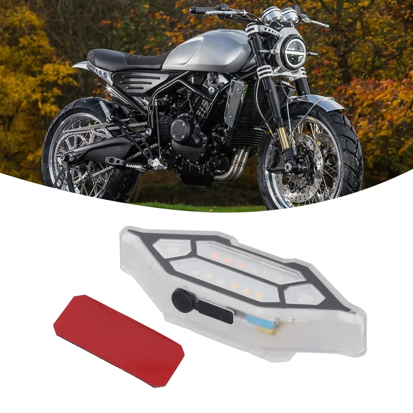 Solar Car Anti Theft Light with USB Charging
