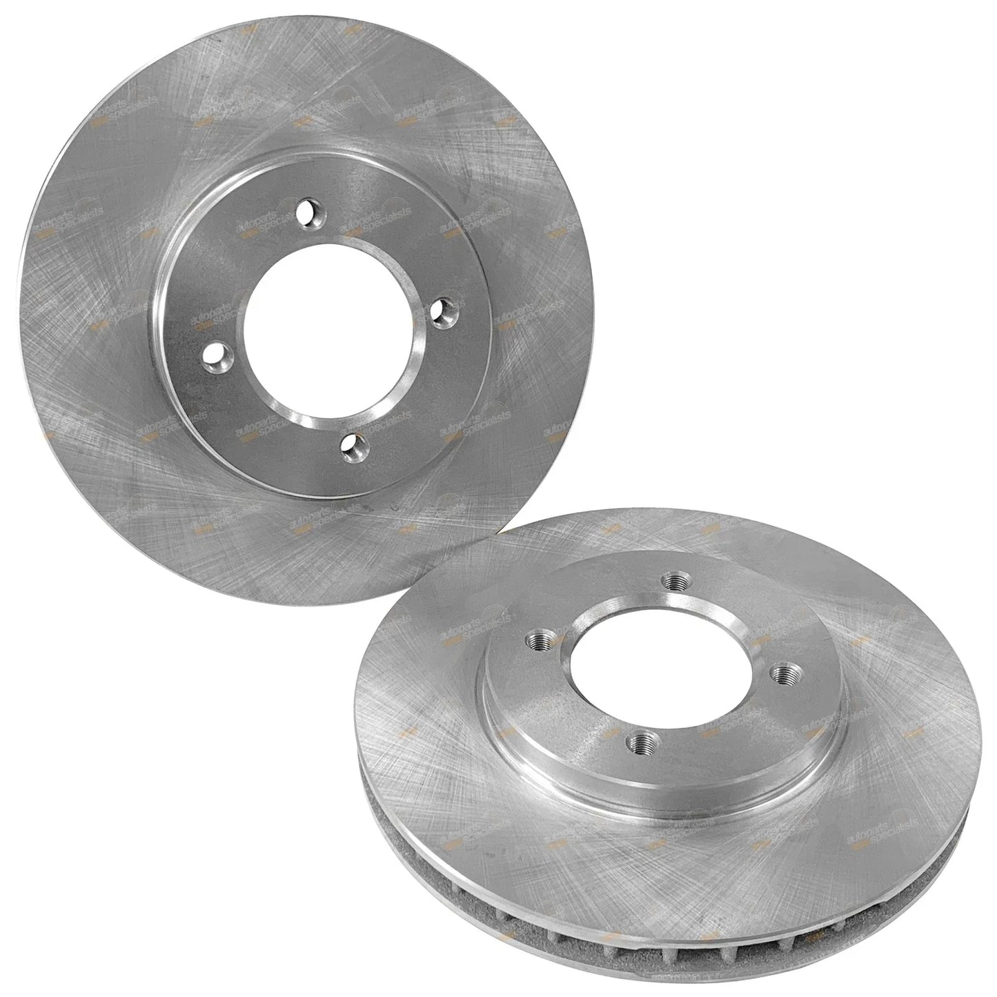 2 x Front Disc Brake Rotors for Toyota Spacia SR40 (1993-2001)