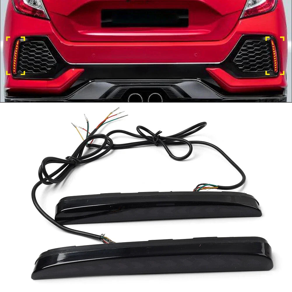 Rear Brake Signal Tail Lights for Honda Civic Hatchback (2017-2022)