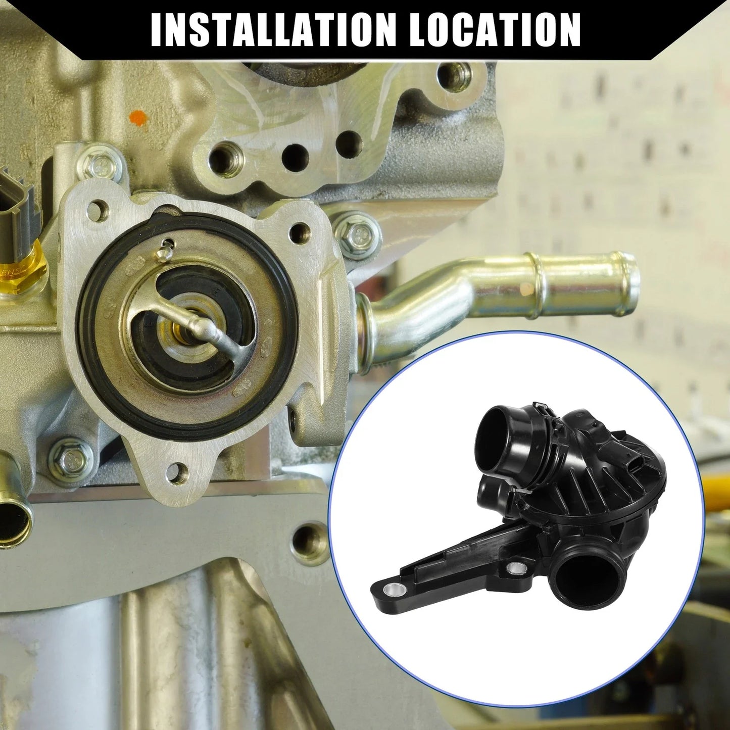 Engine Thermostat Housing Assembly for BMW 320i (2012 - 2018)