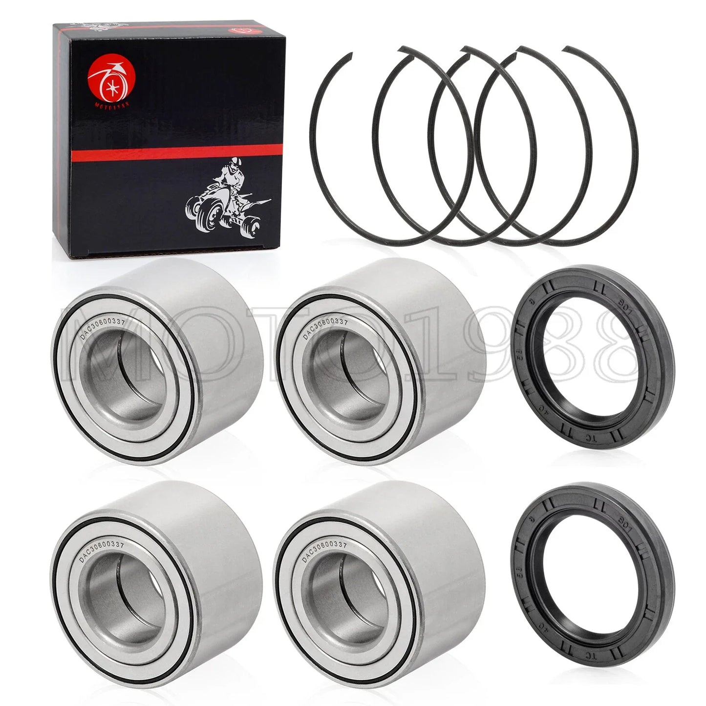 4 x Wheel Bearings & Seals Kit for Can-Am Defender Max HD8 (2018–2021)