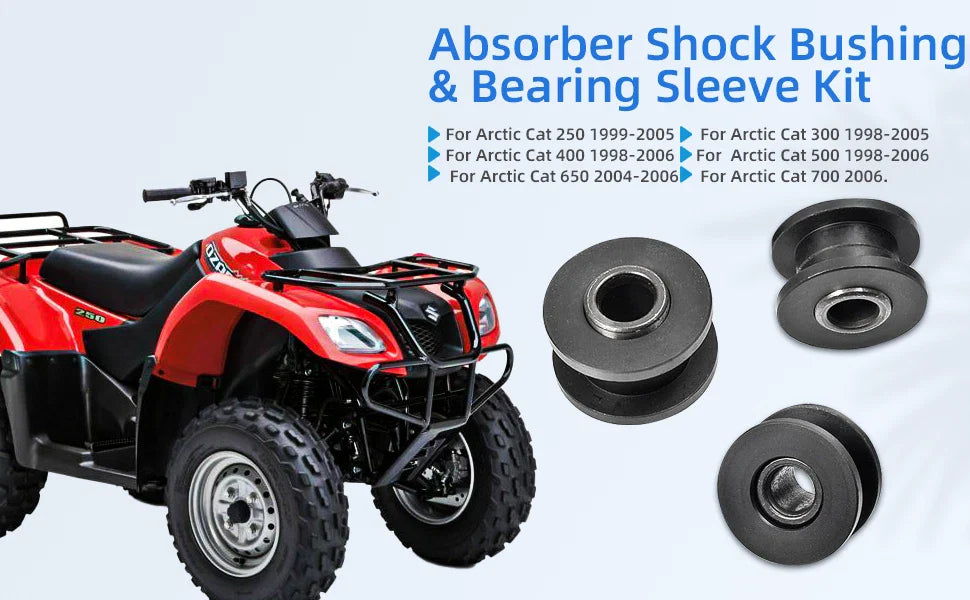 4x Shock Bushing Bearing Sleeve Kit for Arctic Cat 250-700