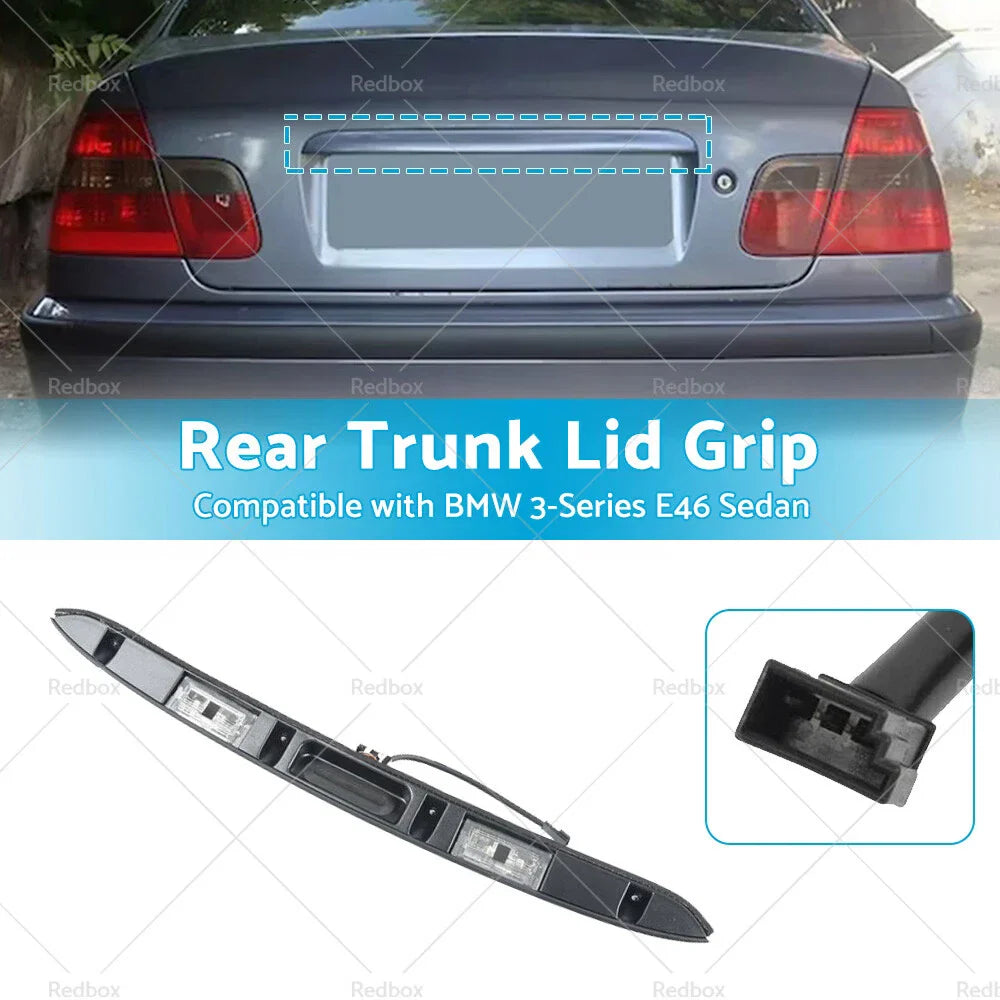 Rear Trunk Liftgate Pull Handle for BMW 3 Series E46 (1998-2006)