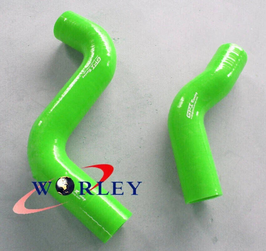 GREEN Silicone Hose for Toyota Hilux KZN130GW 1KZ-TE Diesel (93-96)