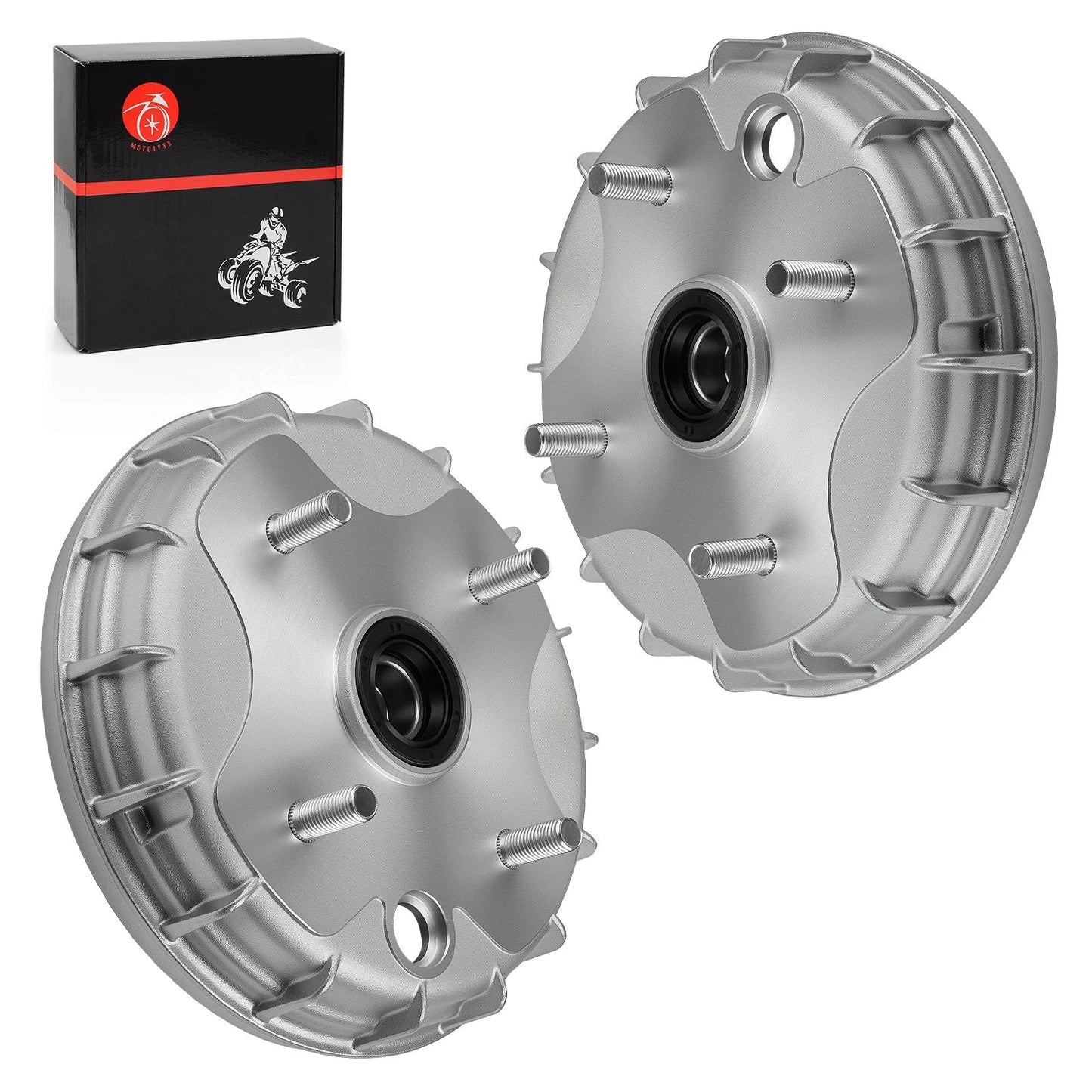2 x Front Brake Drum for Honda Rancher 350 2X4 TRX350TM (2000–2006)