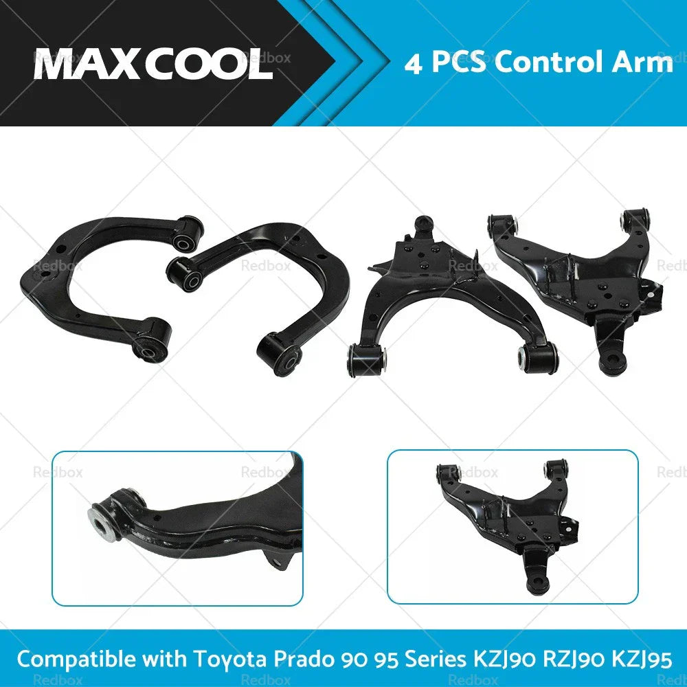 Front Upper Lower Control Arms for Toyota Prado 90 KZJ95 RZJ95 VZJ95 (1996-2009)