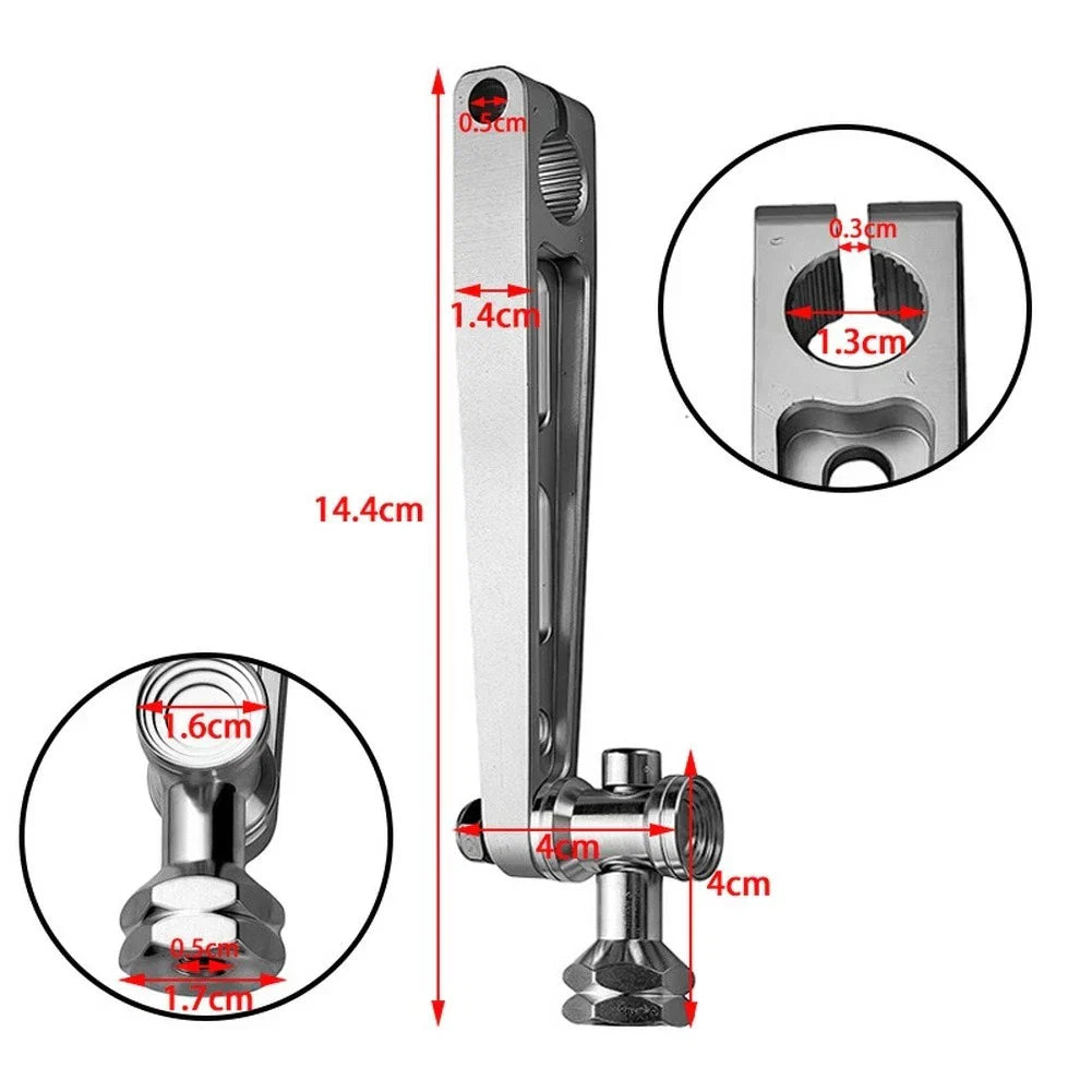 Aftermarket CNC Aluminum Brake Lever Bar for Motorcycle Smooth Braking Control
