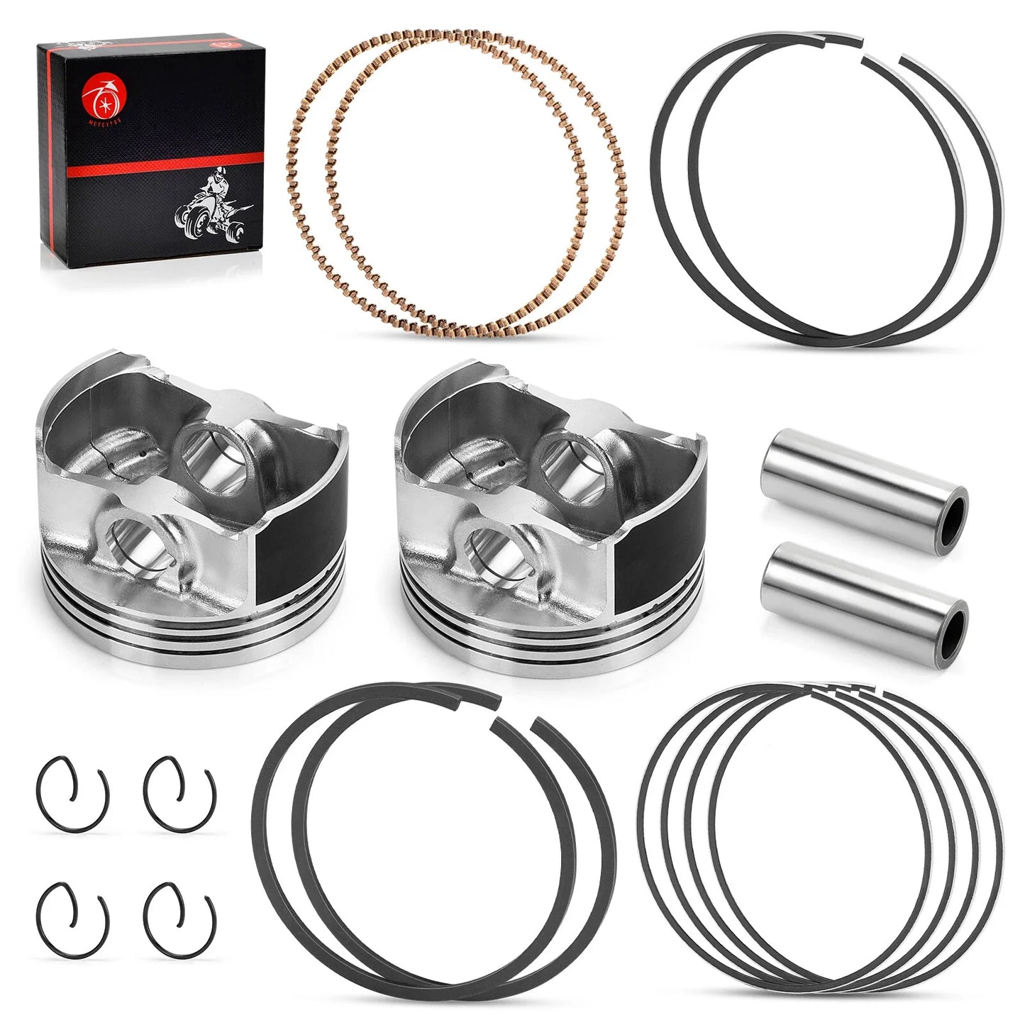 STD 80mm Piston & Rings for Polaris RZR (2008–2010)