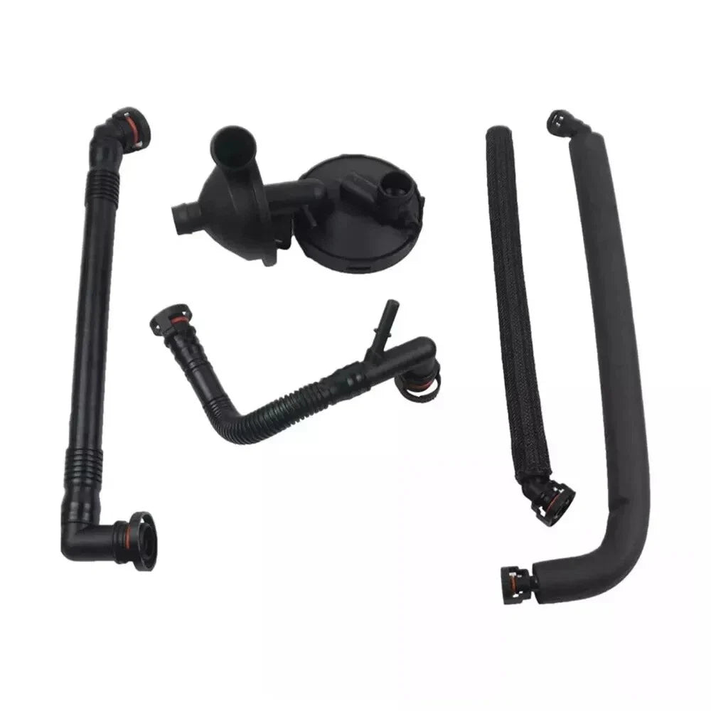 5Pcs PCV Crankcase Vent Valve & Breather Hose for BMW E46 320i 325i X3 Z3 Z4