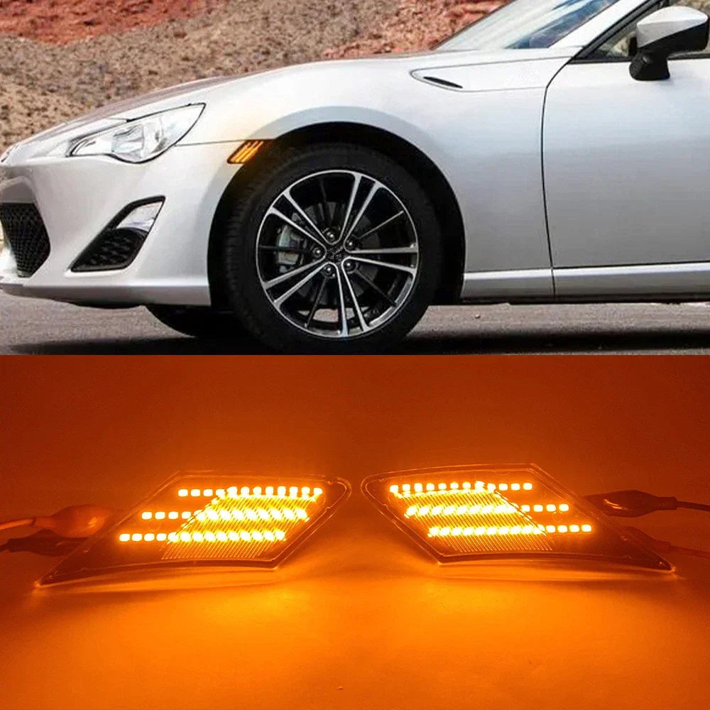 LED Dynamic Side Marker Turn Signal Lamp for Subaru BRZ, Scion FRS, Toyota GT86 (2013-2021)