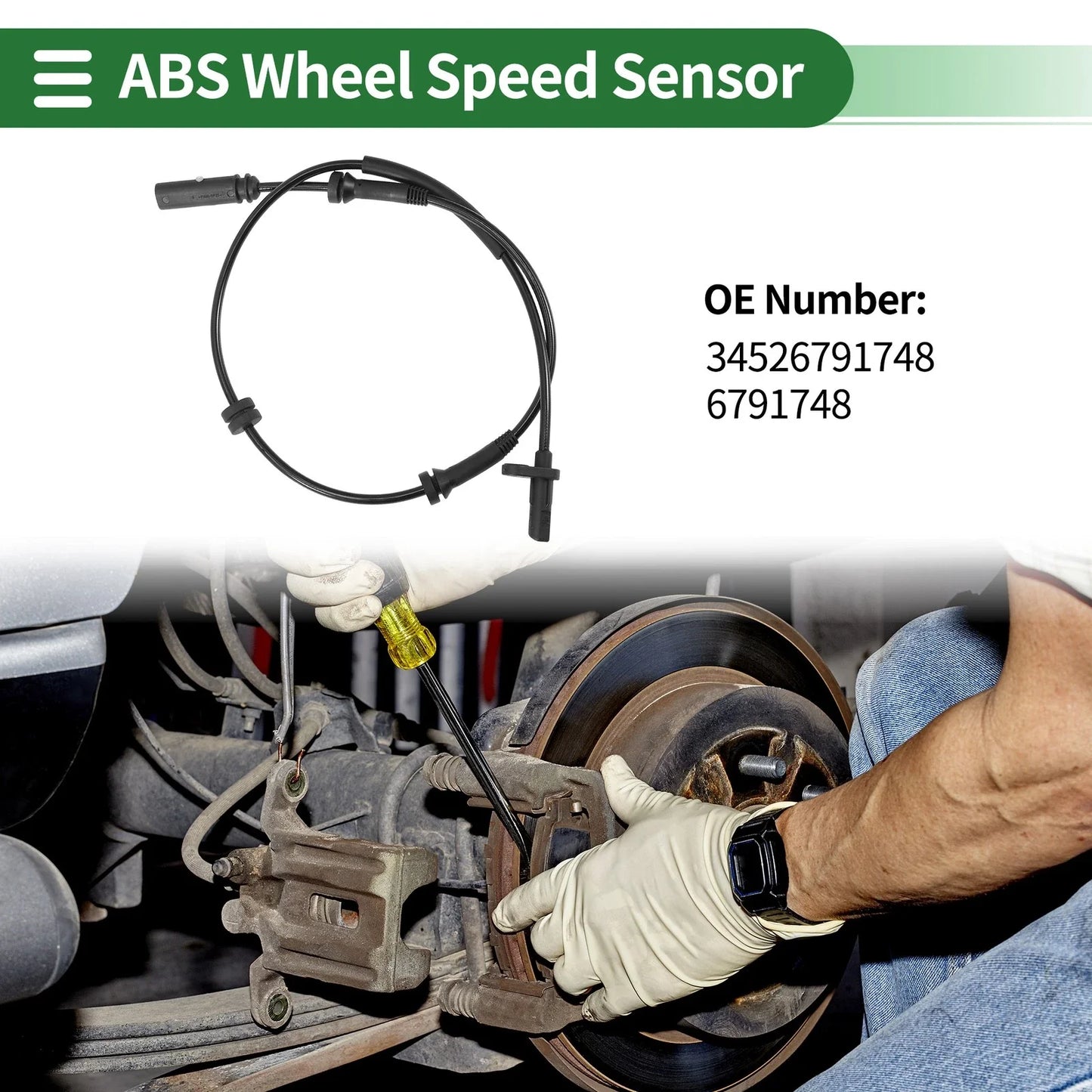 ABS Wheel Speed Sensor for BMW 335i xDrive