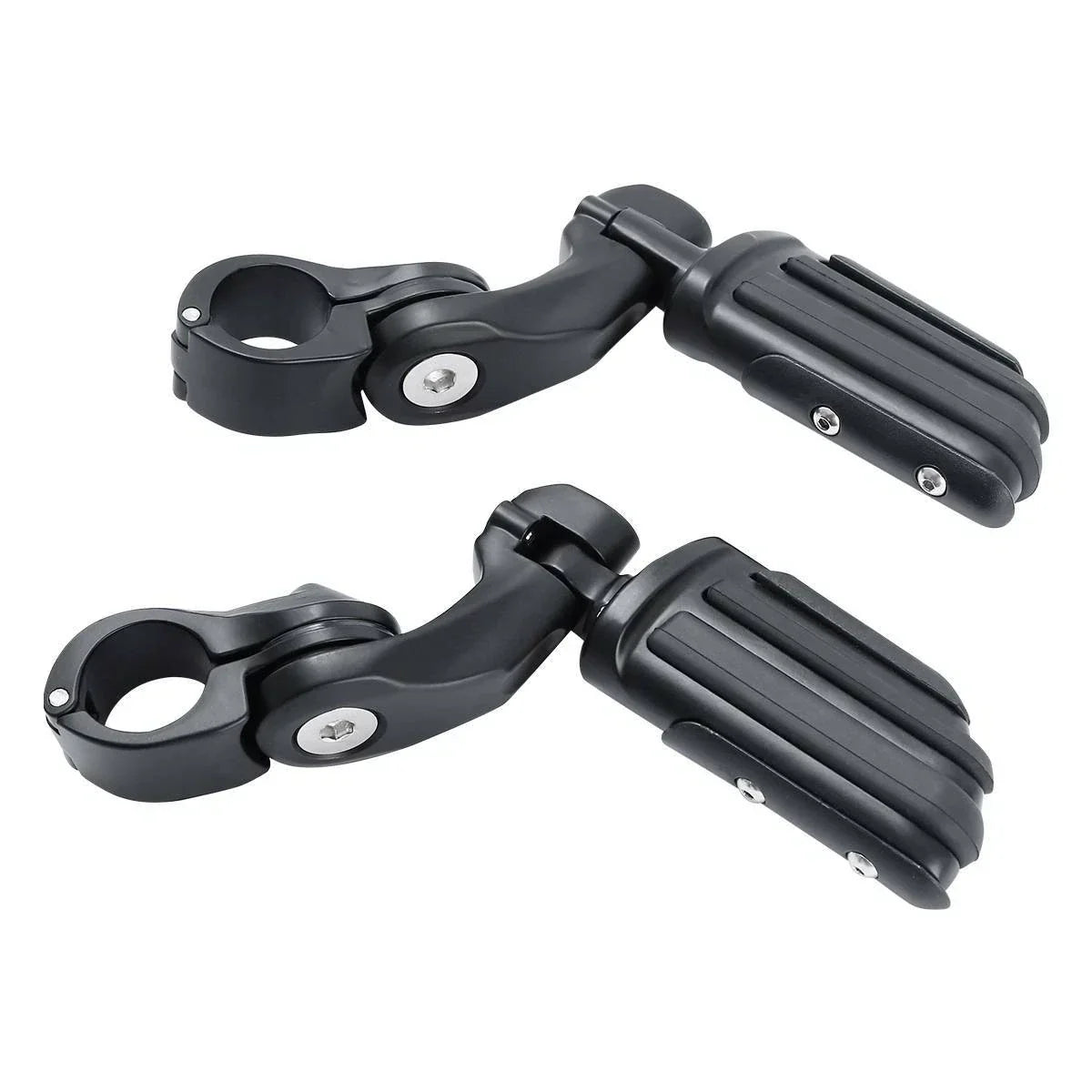 1-1/4" Short Angled Highway Bar Footpeg Mount for Harley Touring