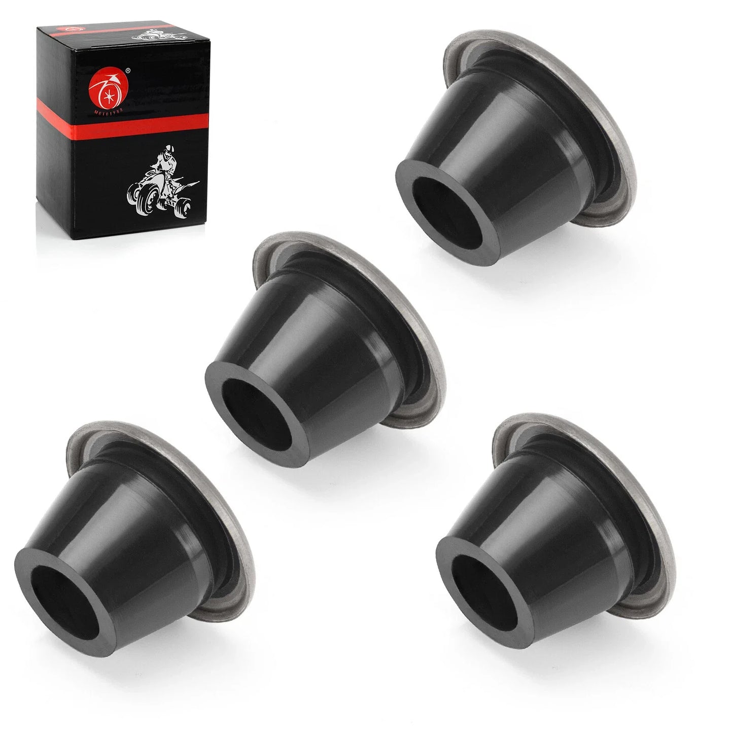 4PCS Handlebar Rubber Mount Bushings for Honda CRF450R/X/L/RL (2002–2024)