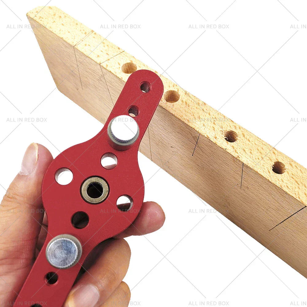 Drill Bit Vertical Pocket Hole Jig Dowel Guide for Woodworking