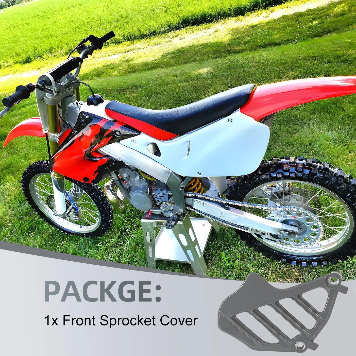 Front Sprocket Cover Guard for Honda CR125R (1998–2007)