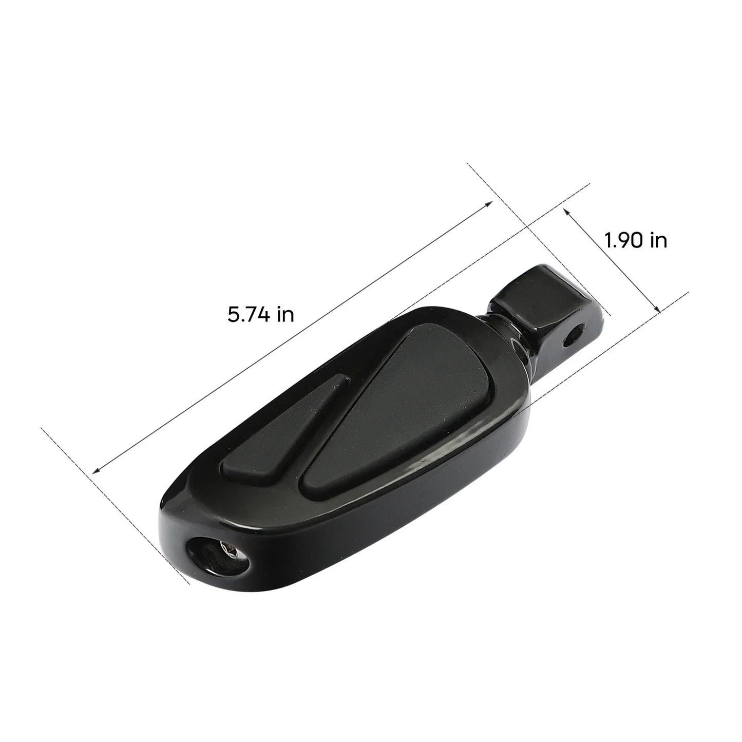 Rear Passenger Pegs Footrests for Harley Softail FLFBS Fat Boy (2018-2025)