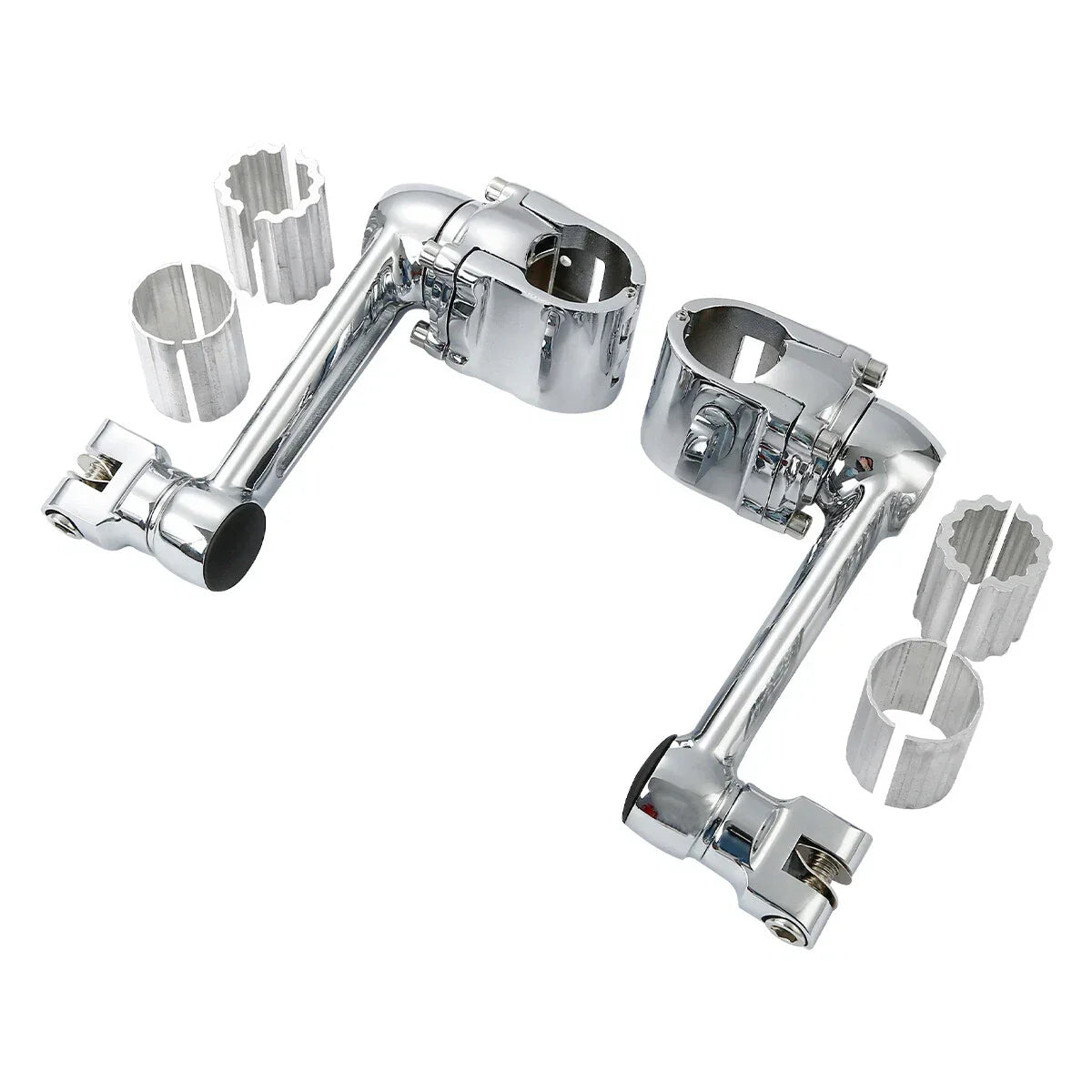 Chrome Footrest Footpeg Bracket Mount for Honda Goldwing 1800