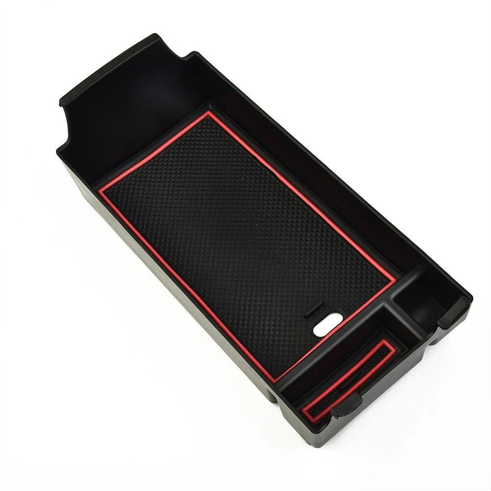 Armrest Storage Box / Matte Black / Center Console for A-Class B-Class CLA GLA