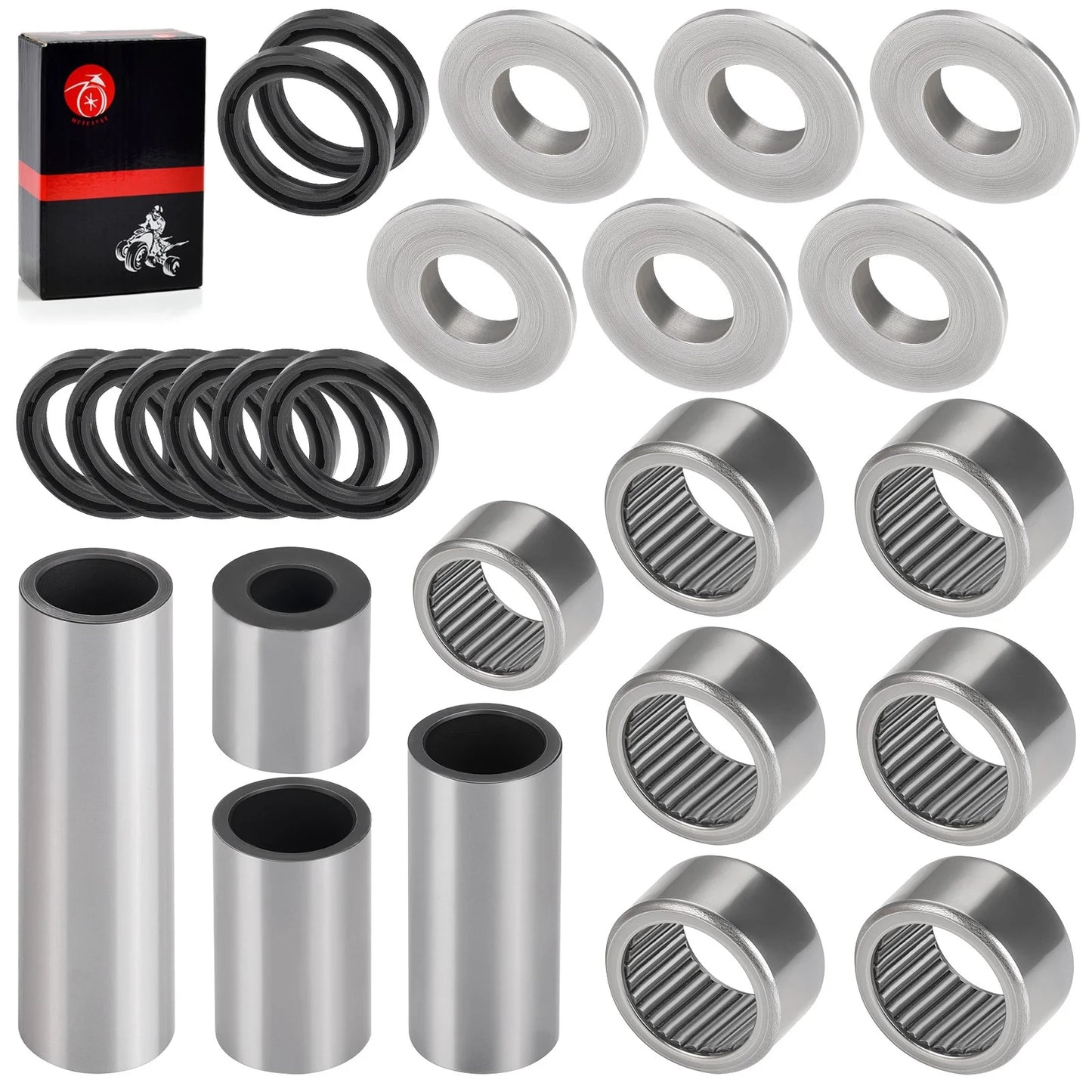 Swing Arm Linkage Bearing Seal Bushing Kit for Kawasaki KFX400 (2003–2006)