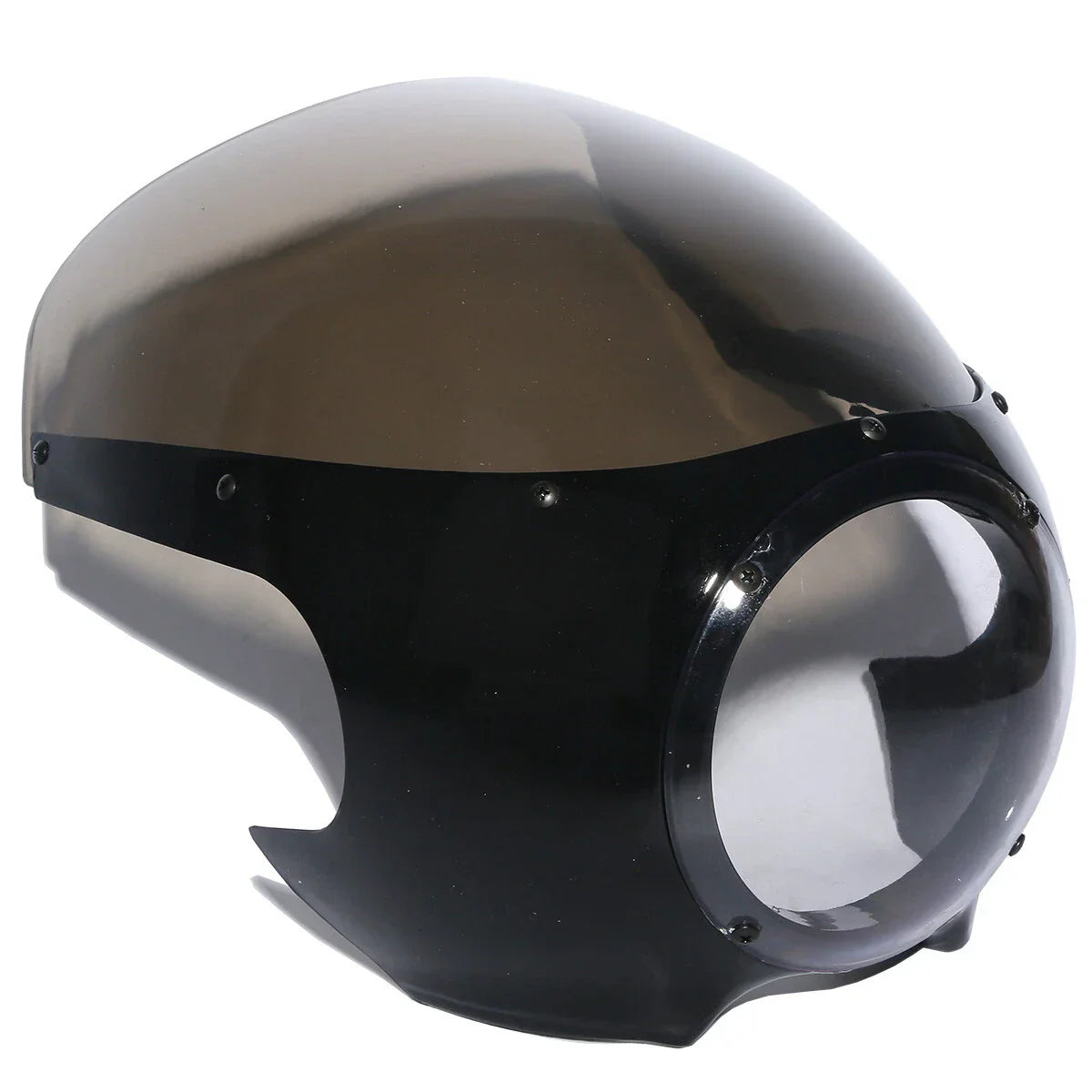 5 3/4" Black Front Headlight Fairing Windshield for Harley Dyna Sportster XL (2004-2023)