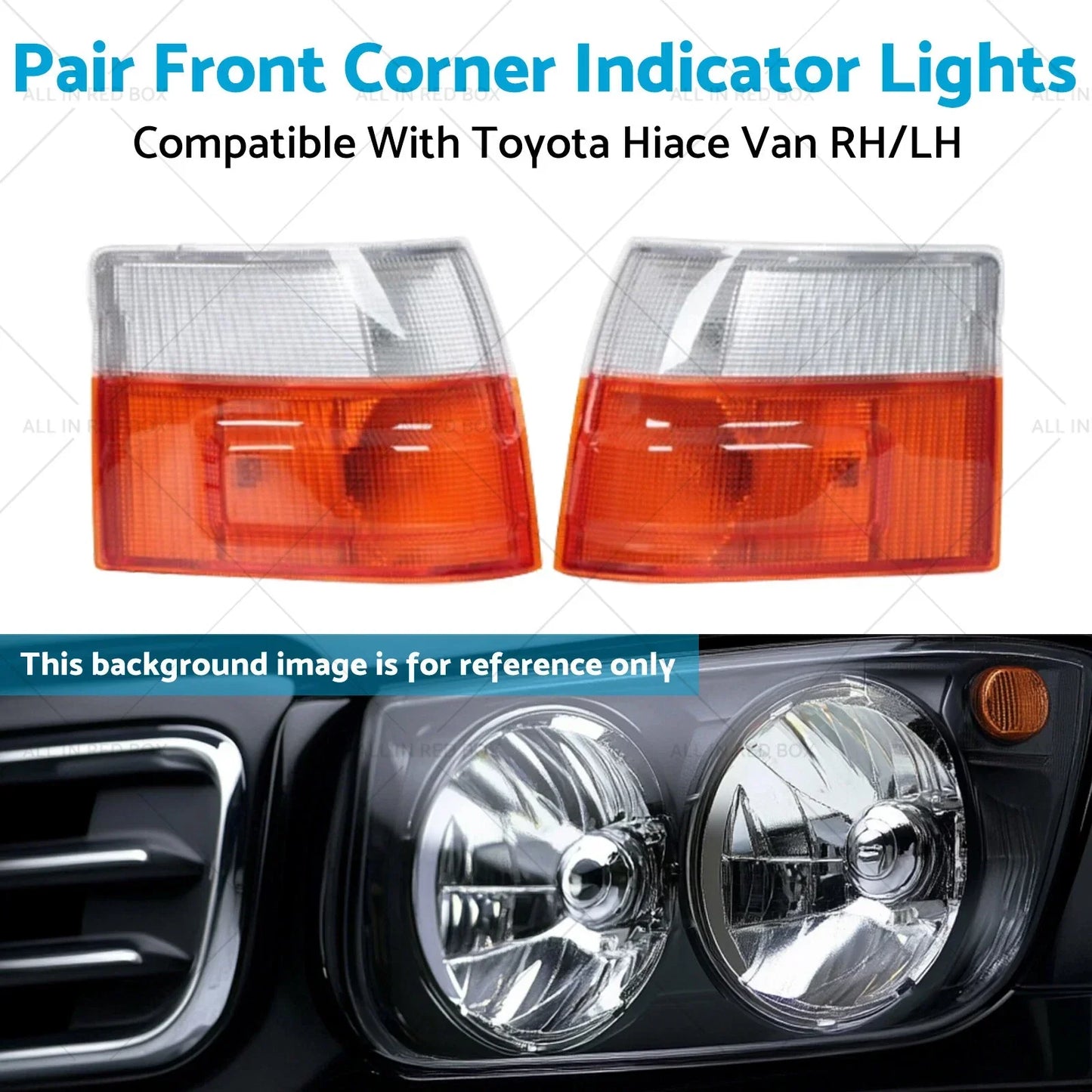 Front Corner Indicator Lights for Toyota Hiace Van (1989-2005) RH/LH