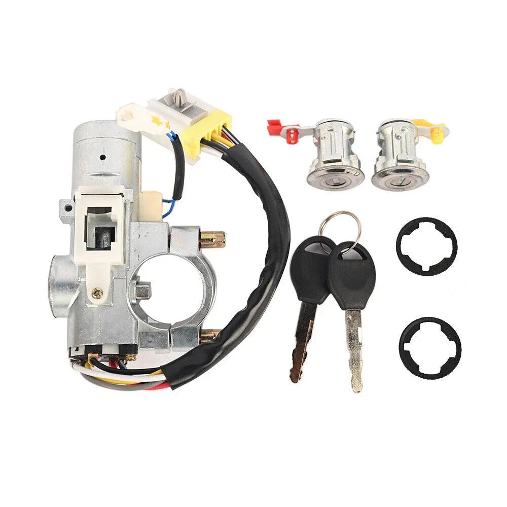 Ignition Switch Door Lock Cylinder Set for Nissan Xterra Frontier (2000-2004)