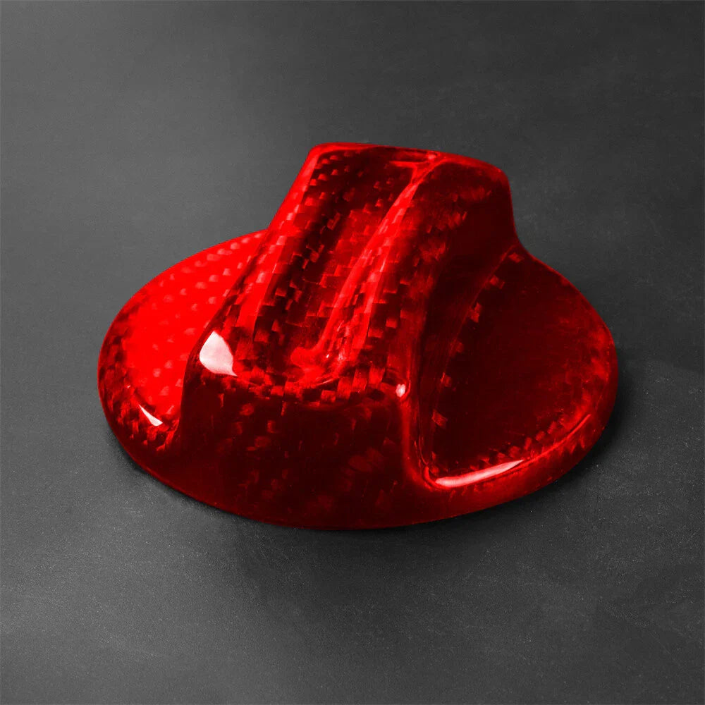 Carbon Fiber Red Gas Fuel Cap Cover for BMW 5 Series M5 (2011-2020)