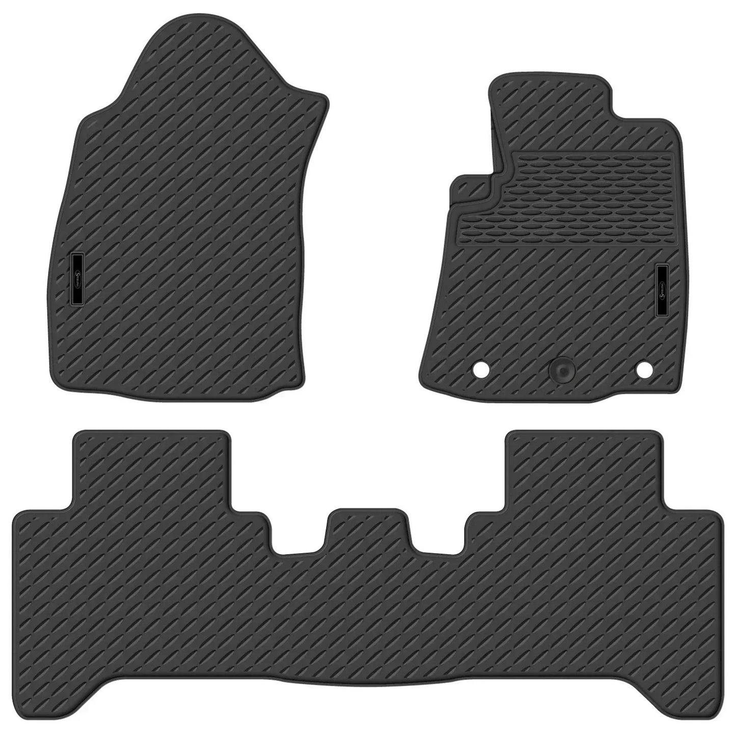 Custom Fit Moulded Rubber Floor Mats for Toyota Hilux (2015-2020)