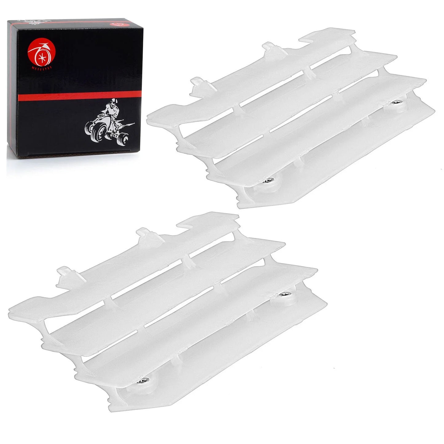 2 x Radiator Covers Guard for Kawasaki KX125 KX250 (1997–2005)