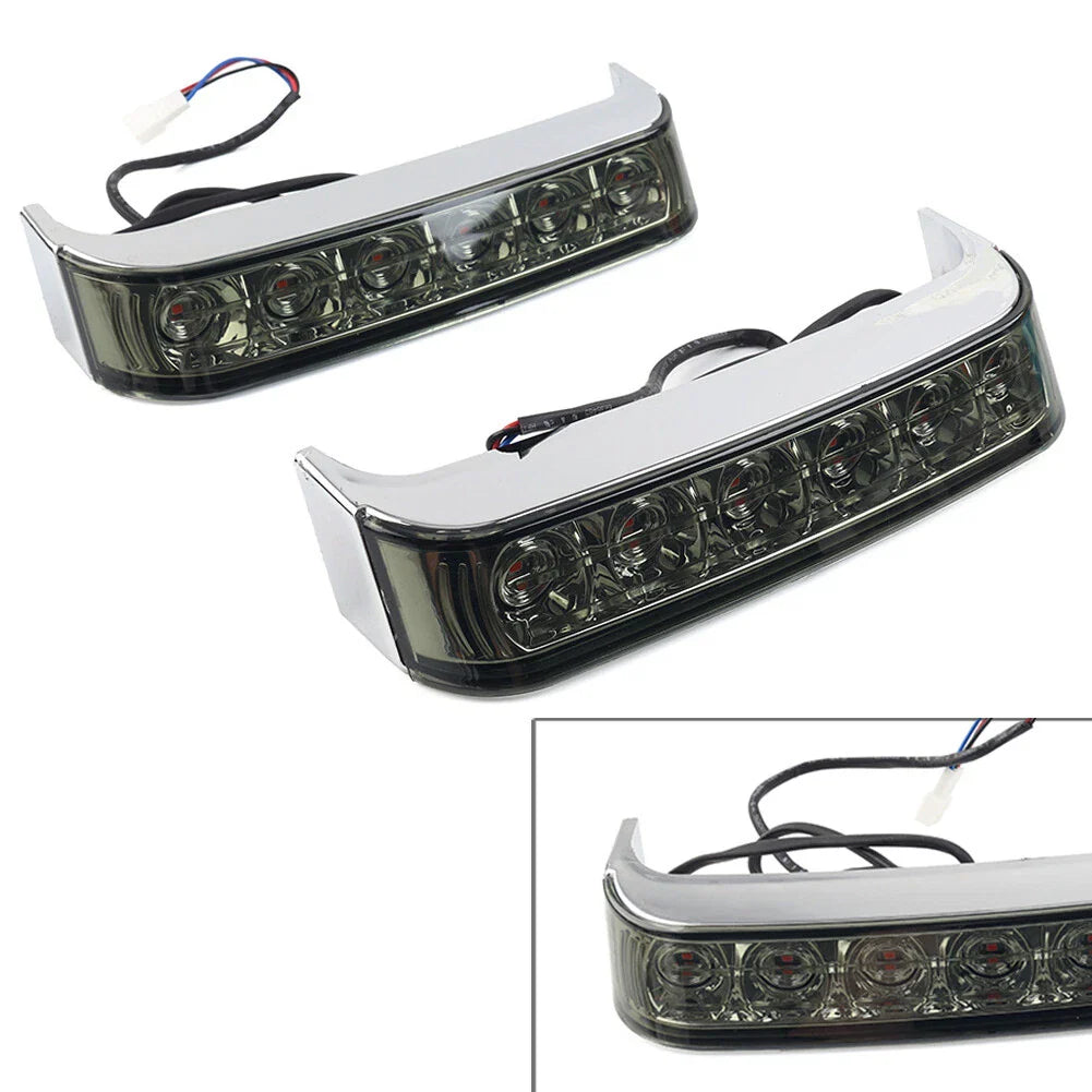 LED Saddlebag Run/Brake/Turn Light Lens for Harley 2009-2013