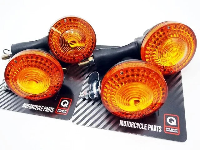 Yamaha DT175 78-83 Front Rear Turn Signal Indicator Blinker Set