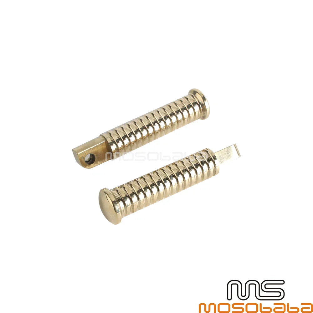 Brass Foot Pegs for Harley Sportster XL883L XL883R XL883 Forty-Eight (2004-2023)
