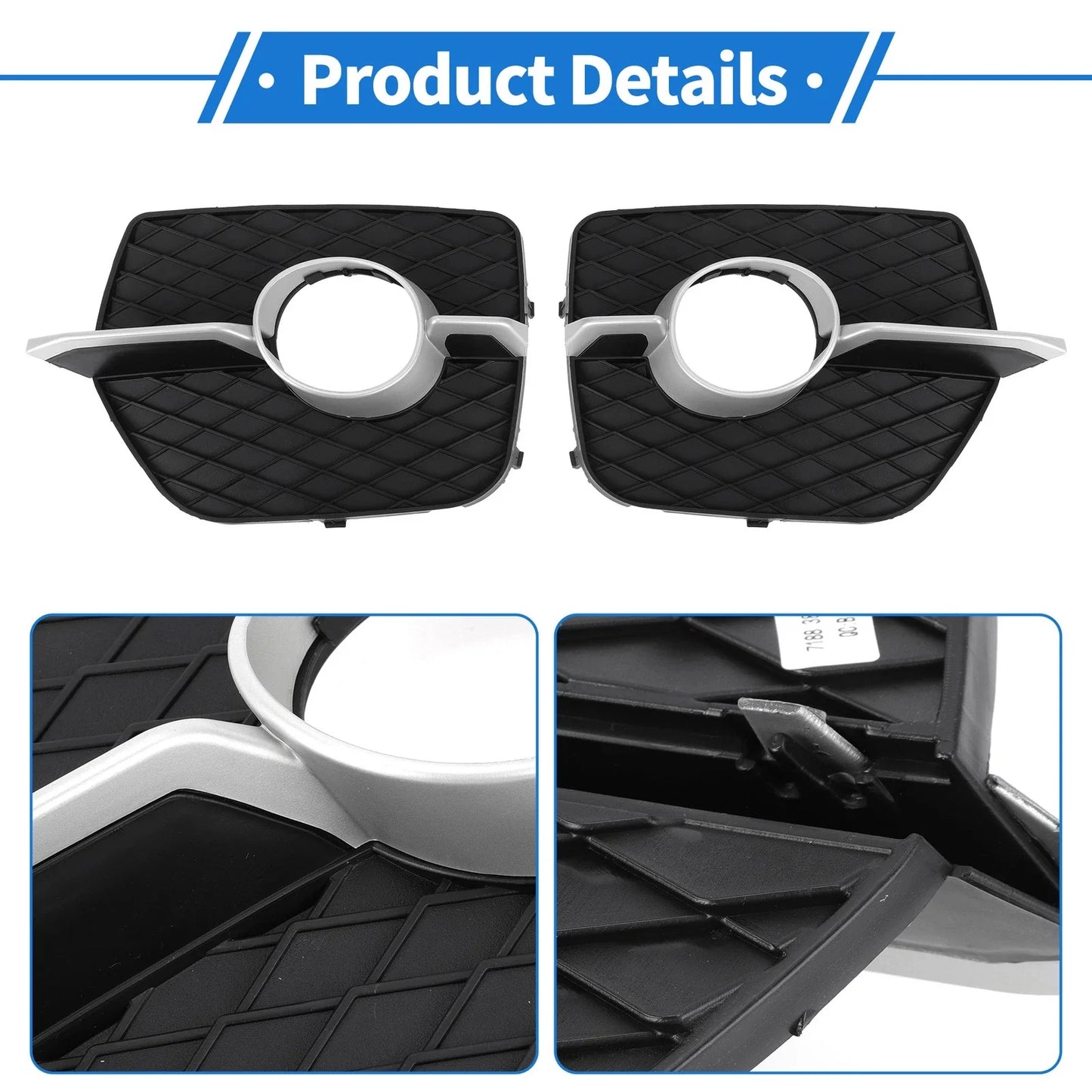 Front Left / Front Right Fog Light Grill for BMW X6