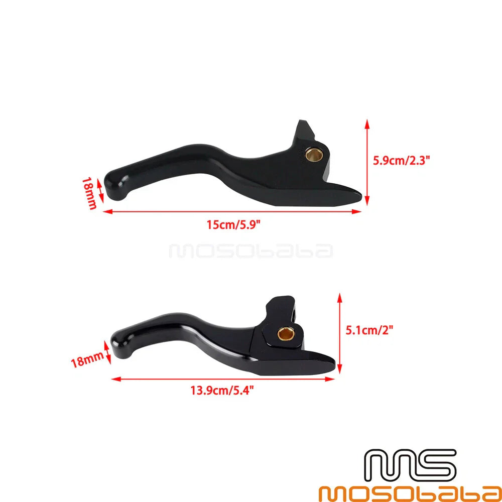 Finger Handlebar Hand Brake Clutch Lever for Harley Softail (2016-2023)