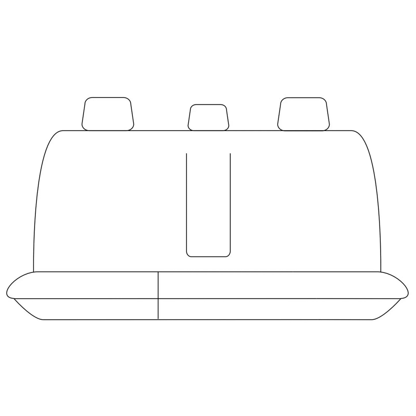 Tailor Made Black Neoprene Seat Covers for Toyota Hilux GGN120/125 (2015-2017)