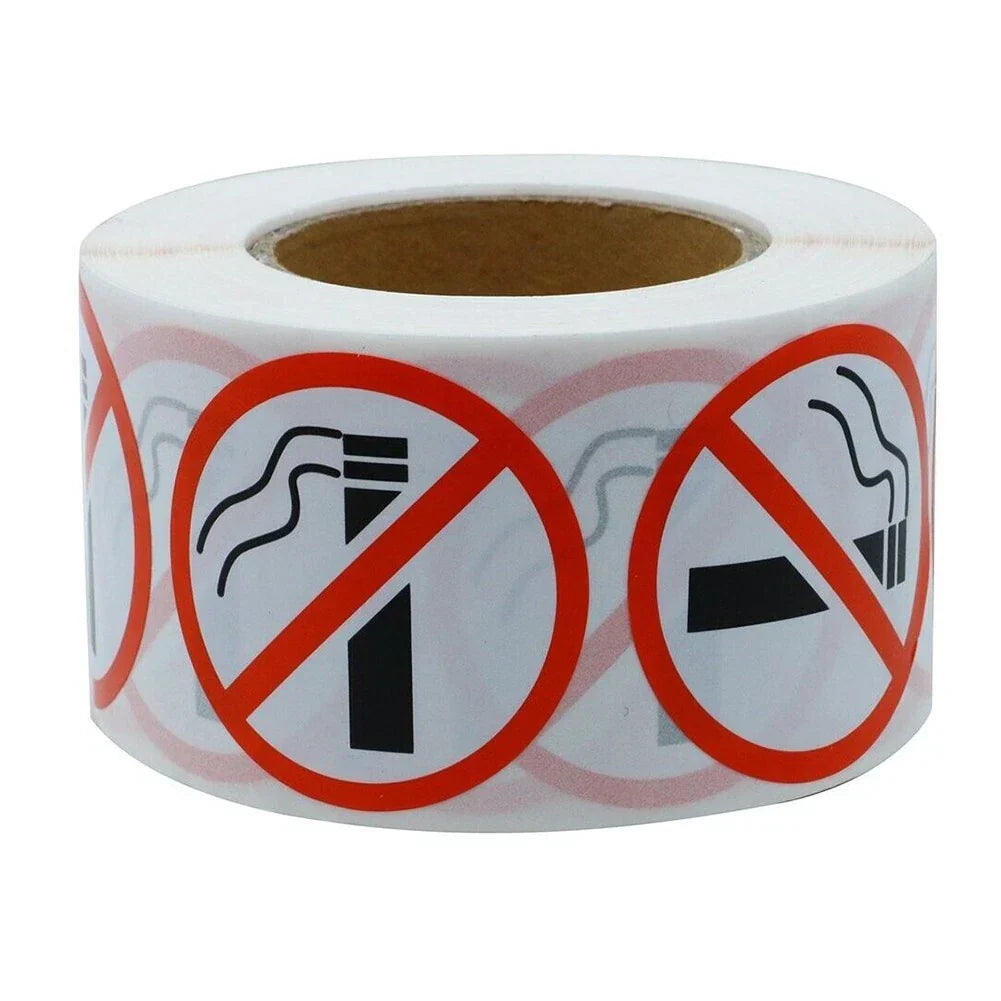 Roll / 500Pcs / No Logo Sign Restaurant Bus Shop Round Sticker