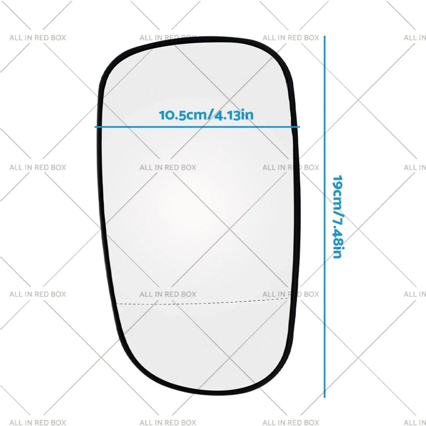 Heated Left Mirror Glass for Saab 9-5, 9-3 (1998-2012)