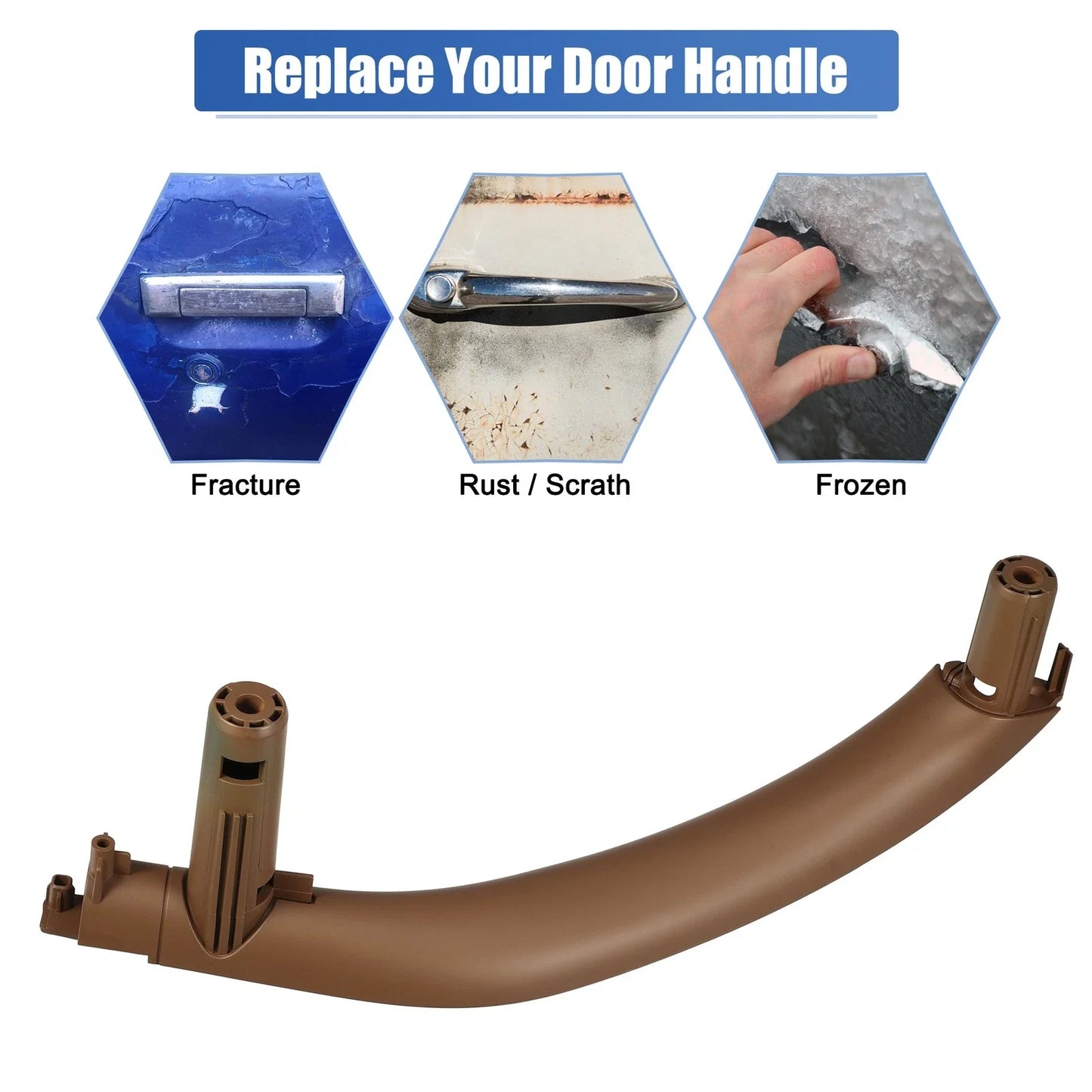 Right Interior Door Handle 1 Pcs for BMW X5/X6 (2014-2018)