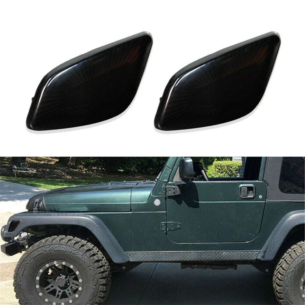 4Pcs Smoke Side Marker Lights for Jeep Wrangler TJ (1997-2006)