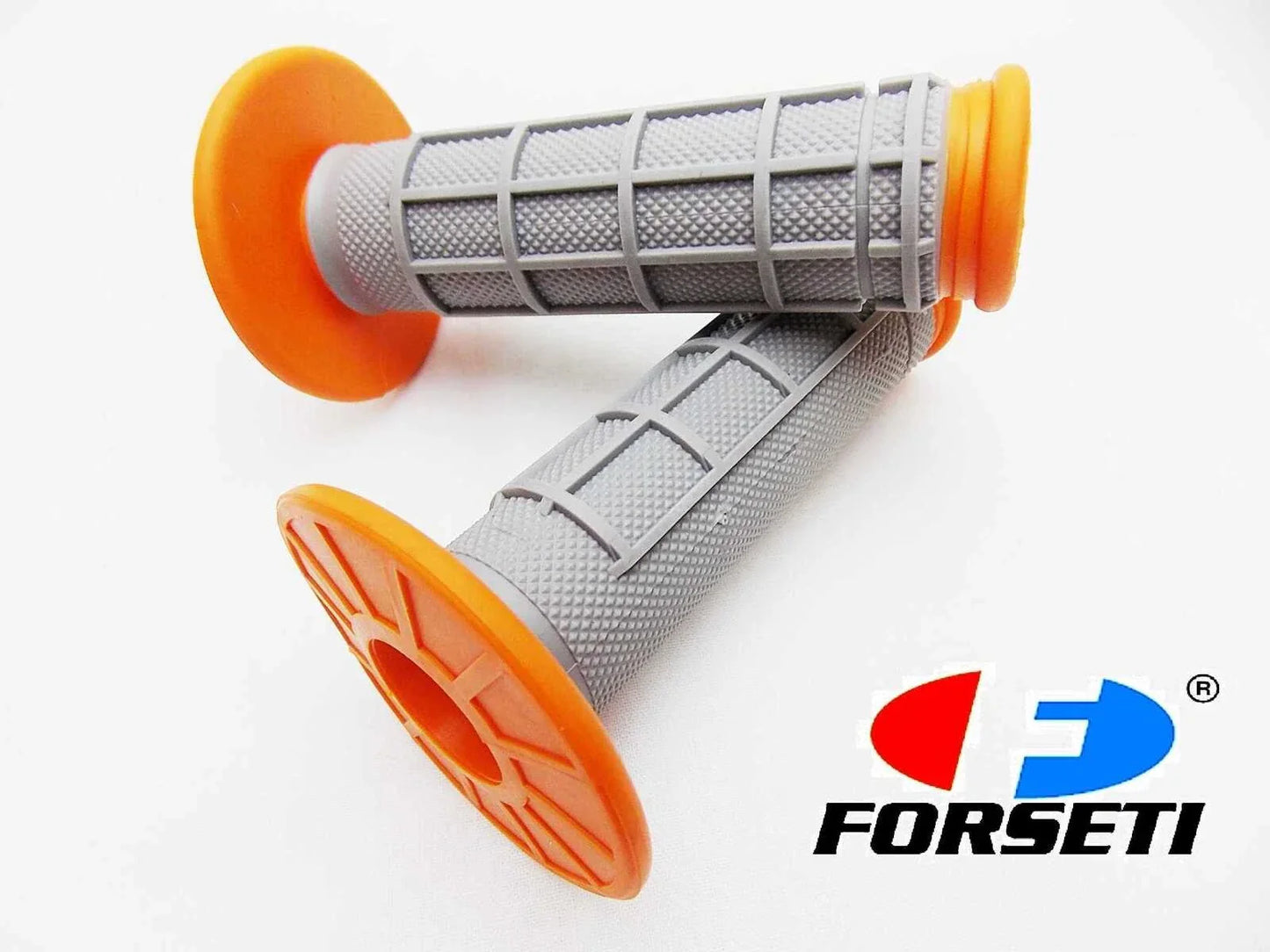 Orange Grey Hand Grip Set for Kawasaki KX125