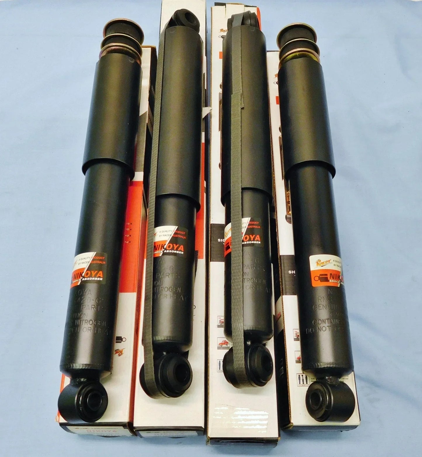 Set of 2 NIKKOYA Gas Shock Absorbers for 4WD RA Rodeo (2002-2008)