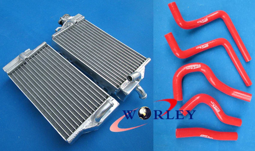 Alloy Radiator & Black Hose for Honda CR 125 R CR125R 2-Stroke (2002-2003)
