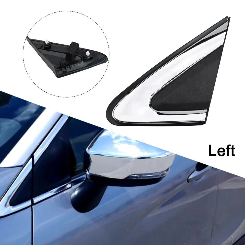 Front Left Side Mirror Corner Triangle Cover Trim for Mitsubishi