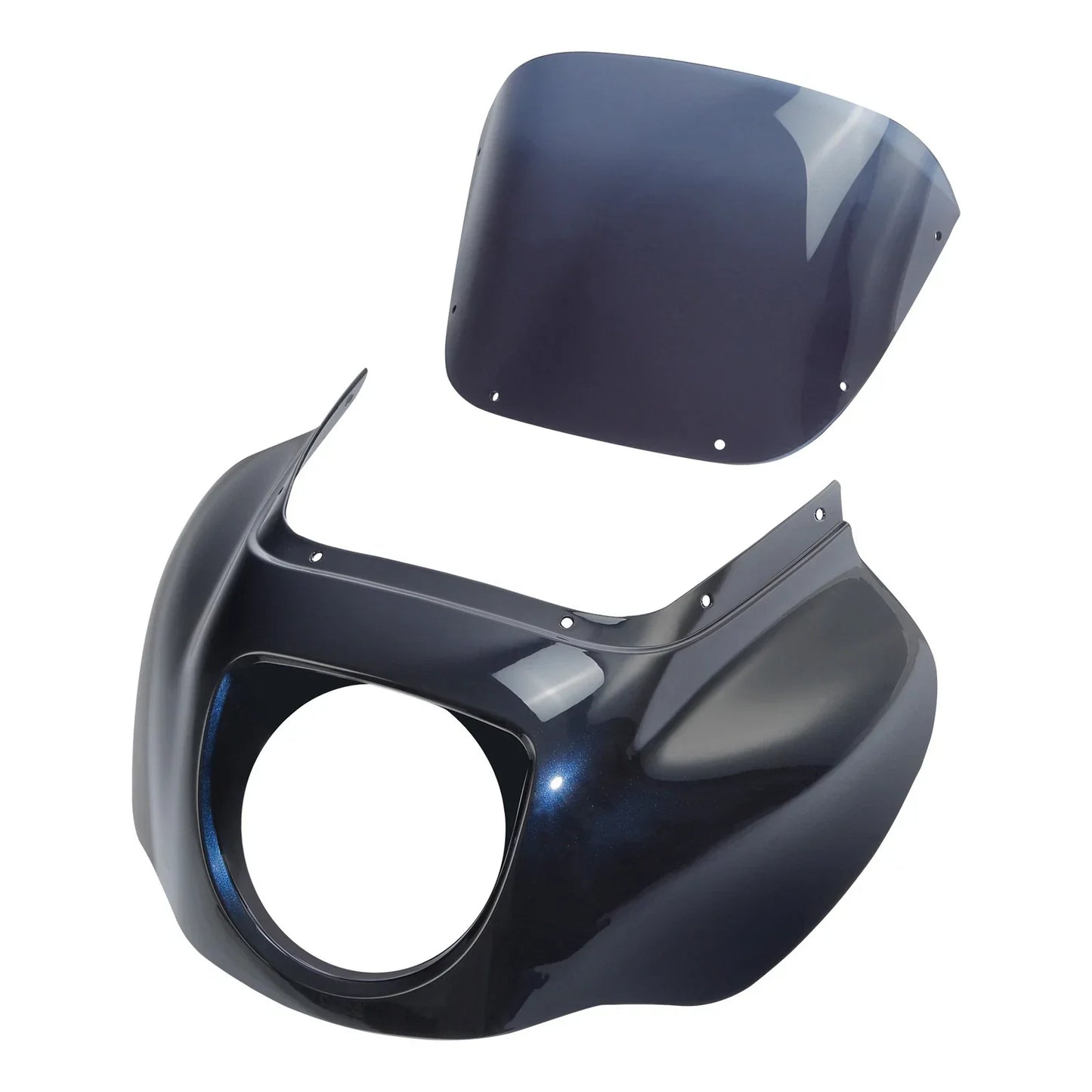 Windshield Fairing for Harley Softail Low Rider 2018-2024 Midnight Blue