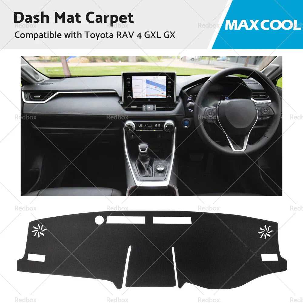 Dash Mat Sun Cover Pad for Toyota RAV4 GXL GX Cruiser Edge (2013-2018)